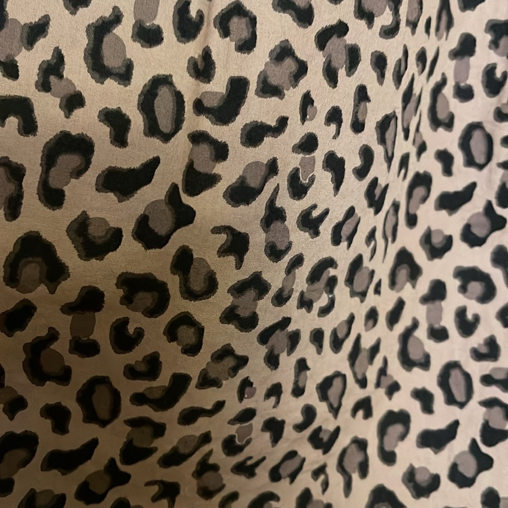 La Vie Rebecca Taylor Ocelot poplin top Size Small - Picture 16 of 17